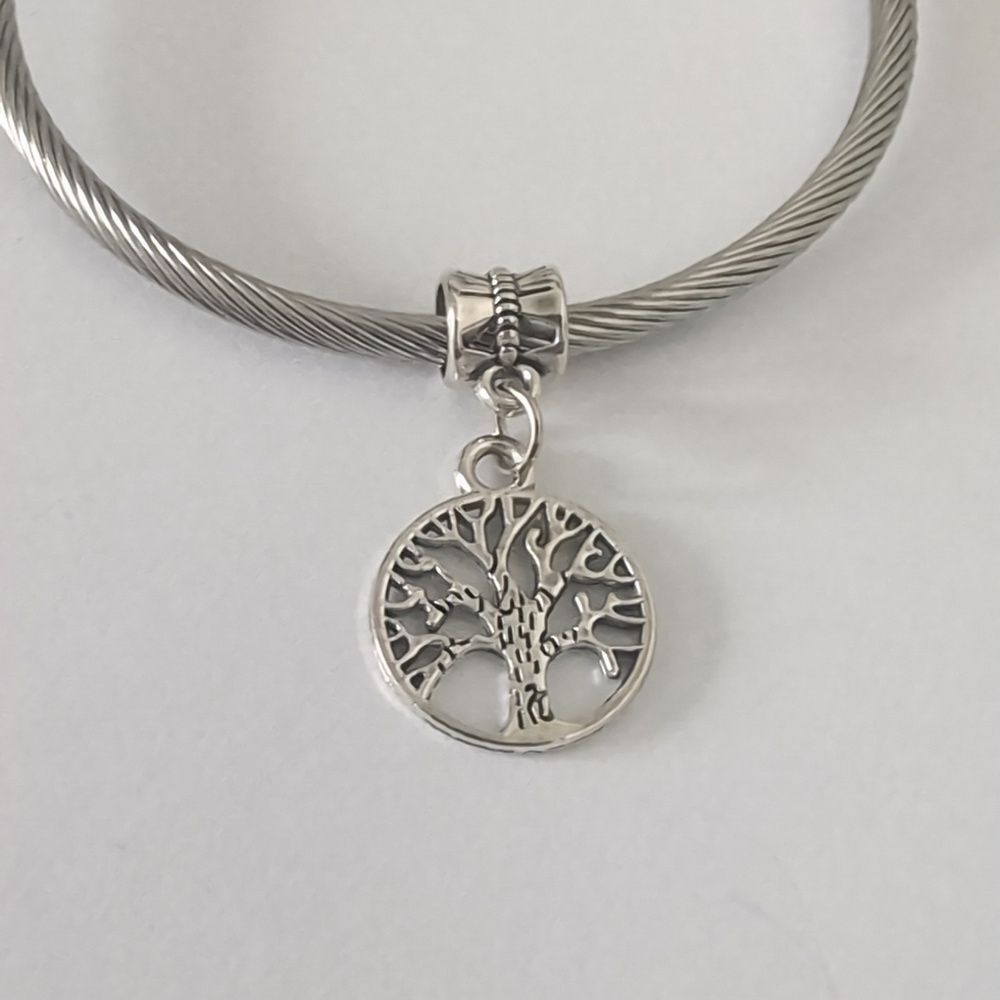 Silver Tree‎ of Life Dangle Charm for Pandora Style Bracelet